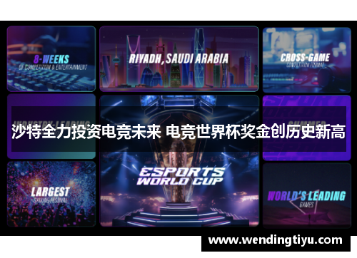 沙特全力投资电竞未来 电竞世界杯奖金创历史新高