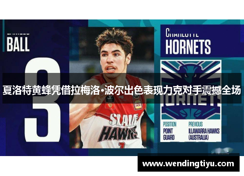 夏洛特黄蜂凭借拉梅洛·波尔出色表现力克对手震撼全场
